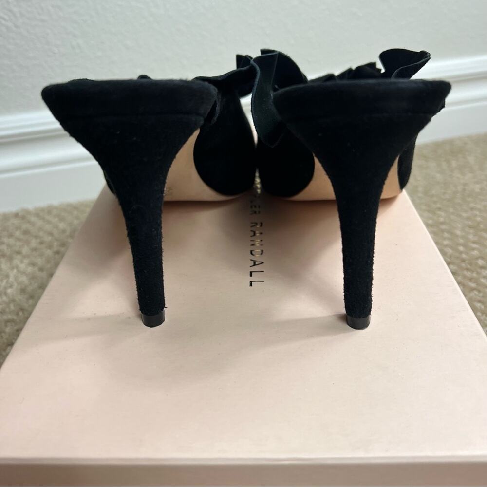 Nib Loeffler Randall Langley Mule Ruffle Heels - image 7